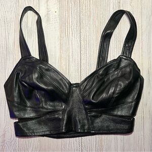 Forever 21 Black Textured Top